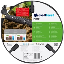 Шланг Cellfast садовый сочащийся 19-001 (DRIP 1/2" 7.5 м): Тип шланг садовый