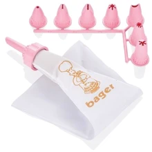 Кондитерский мешок BAGER BG-233 8 насадок PINK (BG-233 P): Производитель BAGER