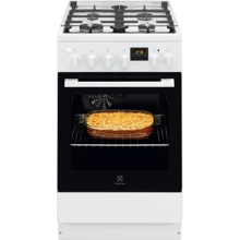 Плита комбінована Electrolux RKK520200W: Тип варильної поверхні газова