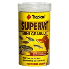Сухой корм Tropical Supervit Mini Granulat для всех аквариумных рыб в гранулах 100 мл (5900469604236): Вид корма Гранулы