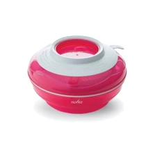 Тарілка малюка Nuvita 4в1 6м + рожева (NV1465Pink): Матеріал пластик