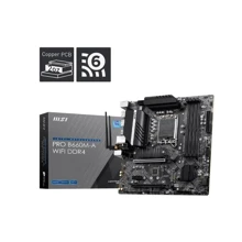 MSI PRO B660M-A WIFI DDR4: Оперативная память 4xDDR4 4800+ МГц, до 128 ГБ