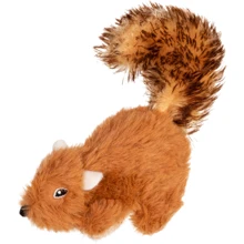 Іграшка для собак Білка з пищалкою GiGwi Plush штучне хутро 16 см (75308): Виробник GiGwi