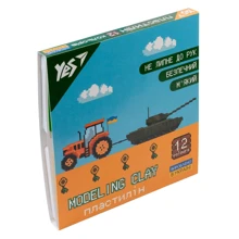 Пластилин YES 8 bit 12 цветов 240 г (540639): Производитель YES