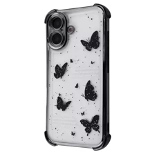 Чехол для iPhone WAVE Winkie Case Black/Butterfly for iPhone 16: Цвет рисунок