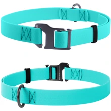 Ошейник WAUDOG Waterproof светящийся, пряжка крючок 25 мм 35-70 см ментоловый (2718): Производитель WAUDOG