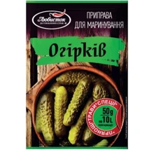 Упаковка приправы Любисток для маринования огурцов 6х50 г (УП4820069540066): undefined undefined