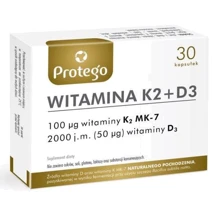 Protego Witamina K2 + D3 Вітамін K2 + D3 30 капсул: Тип Витамин D