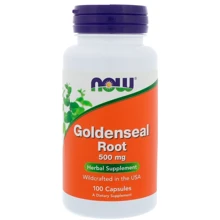 Now Foods Goldenseal Root, 500 mg, 100 Capsules (NF4692): Форма выпуска Капсулы