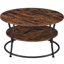Журнальный столик Leobert Vasagle 80x80x45см в стиле Loft (5903332069828): Тип журнальный