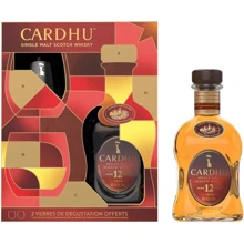 Віскі односолодовий Cardhu 12 років у подарунковій упаковці + 2 склянки 40% 0.7 л (EV5000267189659): Об'єм, л 0.7