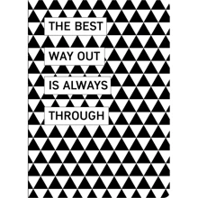 Блокнот. Геометрия. The best way out (А4, мягкая обложка, круглые углы, блок в точку): Производитель Эксмо