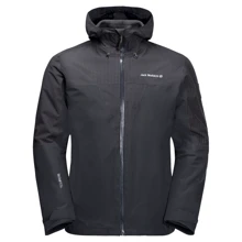 Куртка Jack Wolfskin 3 в 1 DNA Rhapsody 3 in1 M 1114721-6350 46 черная зимняя с капюшоном: Вид Куртки