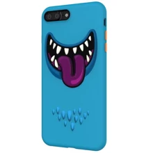 Чехол для iPhone SwitchEasy Monsters Case Blue for iPhone 8 Plus / iPhone 7 Plus: Цвет синий
