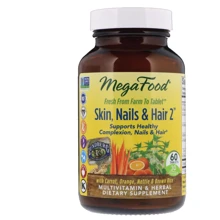 MegaFood Skin, Nails & Hair 2 60 Tabs Витамины для волос, кожи и ногтей 2: Тип Комплексные