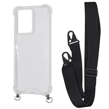 Аксессуар для смартфона WAVE Clear Case with Strap Black for Xiaomi Redmi 13C / Poco C65: Совместимость Xiaomi Redmi 13C / Poco C65