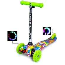 Самокат SCOOTER MINI PRINT КАРАМЕЛЬ: Количество колес 3