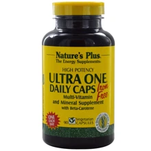 Natures Plus Ultra One Daily Caps Iron Free 90 caps Щоденні мультивітаміни без заліза: Тип мультивітаміни