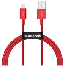 Кабель Baseus USB Cable to Lightning Super Fast Charging 1m Red (CALYS-A09): Тип USB Cable - Lightning