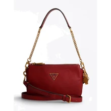 Женская сумка через плечо Guess Destiny Top Zip Shoulder темно-красная (HWVB7878180-MER): Пол Женский