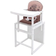 Чехол на стульчик-трансформер Babyroom с принтом Пони / Винни шоколад / капучино (мишка с чашкой) (680764): Тип аксессуар