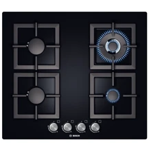 Варочная поверхность газовая Bosch PPH616B21E: Расположение панели спереди