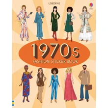 1970s Fashion Sticker Book / Мода 1970-х. Книга з наліпками: Производитель Usborne