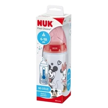 Пляшечка Nuk Mickey 6-18 місяців 300 мл (3952407): Матеріал полипропилен