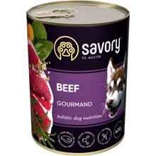 Влажный корм Savory для взрослых собак с говядиной 400 г (30433): Тип Влажный корм