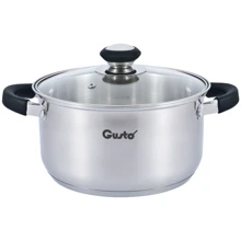 Каструля Gusto Preto 24 см 5.5 л (GT-1104-24): Тип Традиционная