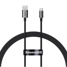 Кабель Baseus USB Cable to USB-C Superior Series Fast Charging Data 100W 1m Black (P10320102114-00): Тип USB Cable - USB-C