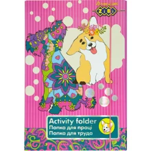 Папка для труда ZiBi Art Effect DOG, картонная, на резинке А4+ (315х215х30мм) (ZB17.14904): Тип Папка для труда