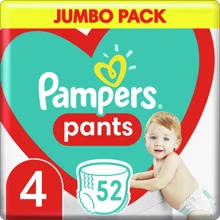 Подгузники Pampers трусики Maxi Pants Размер 4 (9-15 кг) 52 шт (8006540069264): Тип Подгузники-трусики