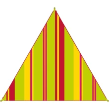 Аксесуар для намету High Peak Bent Caribbean Canvas AO Stripe Lime Punch (50008): Виробник High Peak