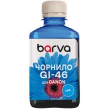 Чернила Barva Canon GI-46 180 мл, pigm cyan (CGI46-908): Цвет Cyan