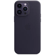 Чехол для iPhone Apple for iPhone 14 Pro Max Leather Case with MagSafe Ink (MPPP3) : Цвет фиолетовый