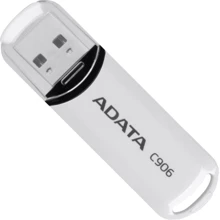 USB-флешка ADATA 32GB C906 USB 2.0 White (AC906-32G-RWH): Стандарт USB USB 2.0