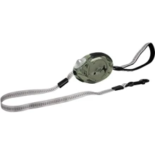 Поводок-рулетка Flamingo Dogx2GO Belt Glassy L для собак до 35 кг светоотражающая лента 2 м серый: Тип шнура Лента