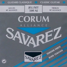 Струна для гитар Струны для классической гитары Savarez 500 AJ Normal Tension: Тип Комплект струн