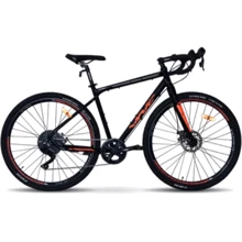 Велосипед VNC 2023' 28" PrimeRacer A7 SH V51A7SH-2849-BO 19.5"/49см (3944) black (shiny)/orange (matt): Материал рамы Алюминий