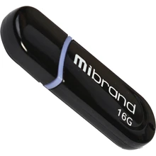 USB-флешка Mibrand 16GB Panther Black USB 2.0 (MI2.0 / PA16P2B): Стандарт USB USB 2.0