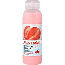 Fresh Juice Yogurt Strawberry & Red Bayberry Крем-гель для душа Клубника и красная восковница 300 ml: Назначение Очищение