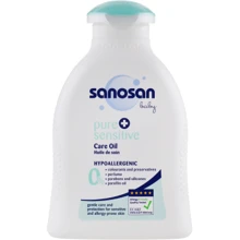 Sanosan Baby Pure & Sensitive Care Oil Детское гипоаллергенное масло для чувствительной кожи 200 ml: Тип Масло