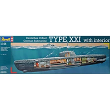Подводная лодка Type XXI с интерьером,U-Boat XXI Type w. Interieur(RV05078 ): Производитель Revell