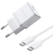 Зарядное устройство Baseus USB-C Wall Charger Palm 1C 30W with USB-C Cable White (P10111605213-01): Особенности Быстрая зарядка, Power Delivery (PD), USB-C