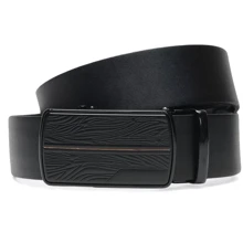 Чоловічий ремінь Borsa Leather чорний (CV1gnn36-115): Стать Чоловік