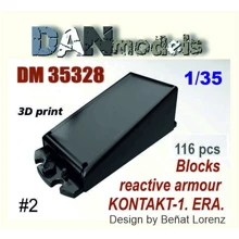Набор деталировки DAN models блоки динамической защиты "Контакт-1" 116 шт. (Набор №2) (DAN35328): Производитель DAN models