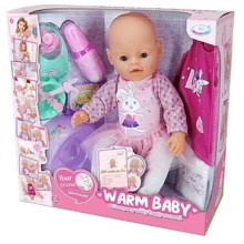 Пупс Warm Baby WZJ 057 A-580 10 функций, с аксессуарами: Производитель Warm Baby