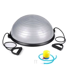 Степ платформа и балансировочная платформа Springos Bosu Ball Silver (BT0002): Вид Балансировочная полусфера