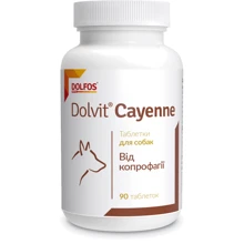 Витаминно-минеральный комплекс Dolfos Dolvit Cayenne при копрофагии у собак 90 табл. (5484-90): Производитель Dolfos